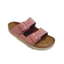 Birkenstock Arizona Soft Footbed Leather Sandals Womens 6 Mens 4 Pink Rose - £85.76 GBP