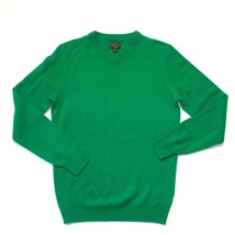 NWT J.Crew Men&#39;s Cashmere Crewneck Sweater in True Green Pullover XS - £65.16 GBP