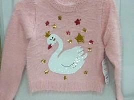 Wonder Nation Eyelash Sweater Pink Size M 7-8 058BoxBap - $16.49