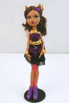 Monster High Haunted Spirits Clawdeen Wolf 11&quot; Jointed Doll, Stand &amp; Accessores - £17.05 GBP