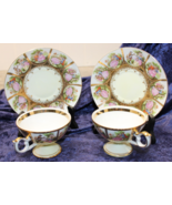 Royal Vienna by Japanese Arnart Cups &amp; Saucers (2 Sets) Gold (Yellow) - €41,34 EUR