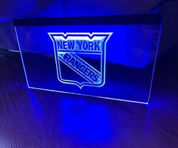 New York Rangers Illuminated Led Neon Sign Home Decor,Lights Décor Art F... - $25.99+