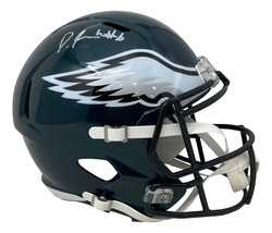 Devonta Smith Signed Philadelphia Eagles Full Size Speed Replica Helmet Fanatics - £310.15 GBP