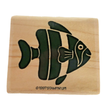 Stampin Up Fish Frolics Rubber Stamp Clownfish Beach Vacation Ocean Card Making - $3.99
