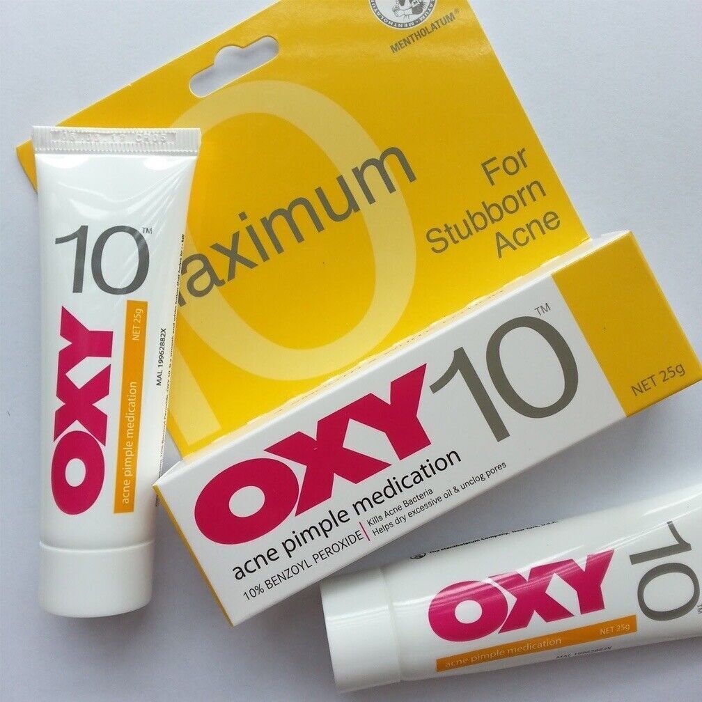OXY 10 Tratamiento para el acné y las espinillas Fuerza máxima 25 g X 10... Item image 3
