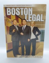 Boston Legal The Complete Third Season Three 7 DVD Set 24 Episodes James Spader - £11.89 GBP