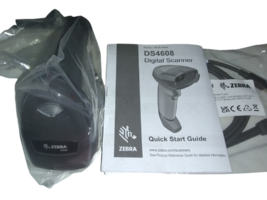 Zebra DS4608 Standard Range 1D/2D and QR Barcode Scanner with USB Cable ... - $128.70