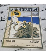 1918 Vintage Antique Sheet Music Booklet My Girl From The Southland  - £12.69 GBP