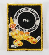 Vintage 1961 Chickasaw Council Scout Circus Black Boy Scouts BSA Camp Patch - $11.69