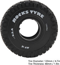 120mm 1.9&quot; Rubber Rock Tyre Wheel Tire for 1:10 RC Crawler Car Axial SCX10 Gen8 - $34.65