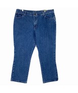 Lee Women’s size 18 Short Relaxed Fit Straight Leg Blue Denim Jeans 40 x 28 - £17.64 GBP