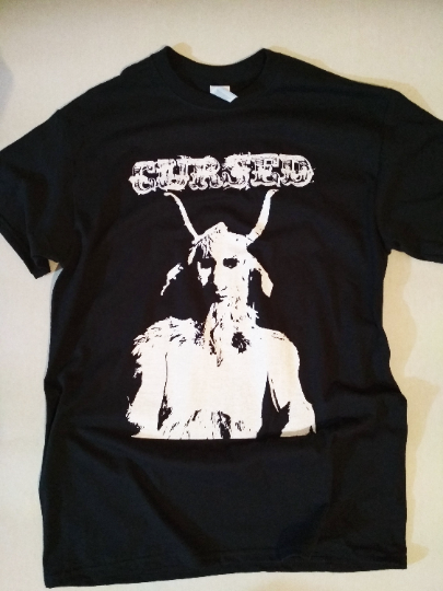 Cursed  - punk shirt -  punk clothing - punk bands -punk t-shirt - hardcore