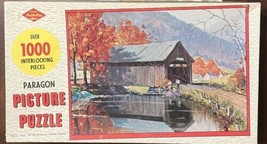 Vintage Warren Built-Rite 1000 Piece PARAGON Picture Puzzle “Bridging The Years” - £14.65 GBP