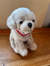 Gently Used Jaag Super Soft Plush Tan Labrador Puppy Dog w Scheels Neck ... - £11.64 GBP