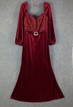 Miss Ord Dress Women's 1XL Formal Red Polyester Blend Adults - $28.49
