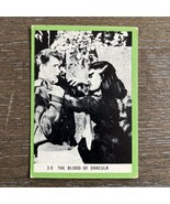 1963 Rosan Terror Monsters Series The Blood Of Dracula #30 Card Vampire ... - $24.18