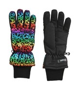 3M THINSULATE Rainbow Foil Peace Sign Insulated Ski Gloves Girls Size 7-16 - £7.98 GBP+