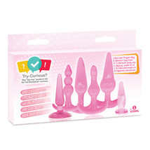 Try-Curious Anal Plug Kit Pink - £27.75 GBP