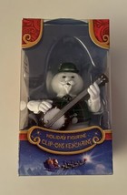 Sam the Snowman Holiday Figurine Clip on Christmas Keychain 2015 New in Box - £21.47 GBP