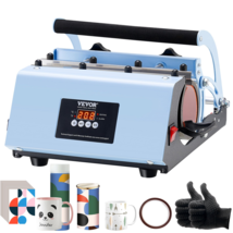 Tumbler Heat Press Machine 11-30oz Mug Press Sublimation Tumblers Blue - $142.99