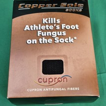 Cupron Copper Sole Antifungal Crew Socks Size XL 13-15 Athletes Foot Lot... - £11.20 GBP