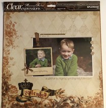 Artistic Expressions Clear Expressions Scrapbook Page Overlay Splendid 12x12 - £4.38 GBP