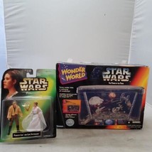Star Wars Princess Leia &amp; Luke Skywalker and Power Of The Force Wonder World - £11.74 GBP
