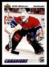 Montreal Canadiens Rollie Melanson 1991 Upper Deck #575 - £0.39 GBP