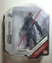 New Disney Star Wars Darth Maul Action Figure Toybox (16) (USA SHIPS FREE) - £17.98 GBP