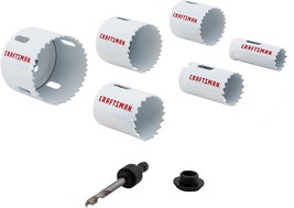 Craftsman Hole Saw Kit, Bi-Metal Set, 7Piece (Cmah1Set7) - £35.12 GBP