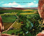 Vtg Linen Postcard Kerrville Texas TX View of State Highway 16 UNP - $13.81