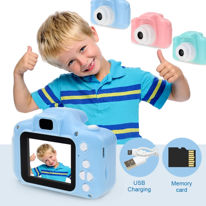 Mini Cartoon Kids Camera Educational Toy 1080P HD Screen Digital Camera Video - £16.36 GBP+