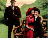 Vtg Postcard Comic Romance 1913 - This Sweetheart Business Looks Good To me - $3.91