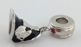 Lauren G Adams Rhodium Western Equestrian Saddle Charm Bead, Fits All Br... - $356.46 MXN