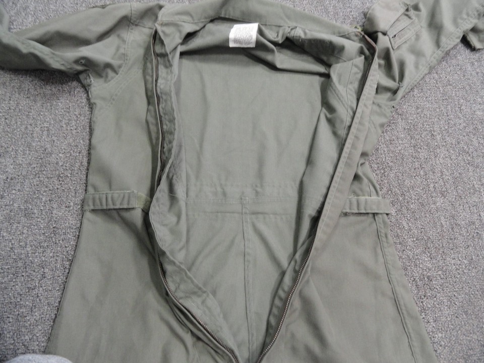 USGI MILITARY ISSUE FLYERS CWU-27/P TYPE 1 CLASS 1 SAGE GREEN FR COVERAL... - $50.68