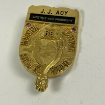 1989 Lifetime Vice President Houston Livestock Show &amp; Rodeo Pin Badge Nu... - $393.48 MXN