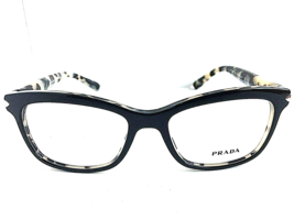 New PRADA VPR 1R0 KOR-1O1 53mm Black Cat Eye Women&#39;s Eyeglasses Frame #67 - £148.54 GBP