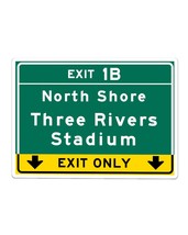 Replica Three Rivers Stadium Pittsburgh Kiss-Cut Sticker - £5.47 GBP