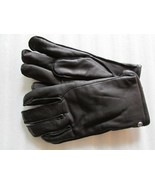 UGG Gloves Tech Smart Casual Leather Black Medium New - £50.79 GBP