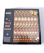 Hallmark Merry Olde Santa Claus Christmas 3-D Sensations 500 pc Puzzle S... - £23.56 GBP