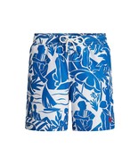 Polo Ralph Lauren Men&#39;s 5.75-Inch Traveler Classic Swim Trunks Blue-Medium - $59.99