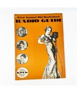 Vintage First Annual Old Radiothon Radio Guide KPFK 1971 Los Angeles LA - $19.99