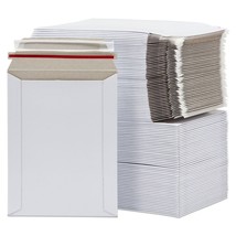250 - 6" X 8" White Cd/Dvd Photo Ship Flats Cardboard Envelope Mailer Mailers - £79.92 GBP