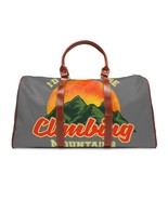 Personalized Travel Gear: Waterproof Travel Bag with Mountain Print - £73.40 GBP