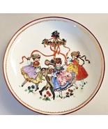 Steinböck -  Email Enamel Over Copper Bowl Children May Day Pole Vintage... - $83.36 CAD