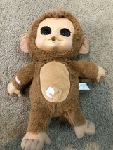 Tm And Et Plush Monkey Thumb Sucking Giggling Baby With New Batteries - $18.50