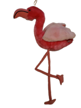 Vtg Mary Meyer Plush Large Pink Flamingo Stuffed Animal Ledge Sitter Korea 26&quot; - £20.79 GBP