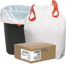 Draw &#39;n Tie 1DK200 Heavy-Duty Trash Bags, 13gal, .9mil, 24.5 x 27 3/8, White, 20 - £53.03 GBP