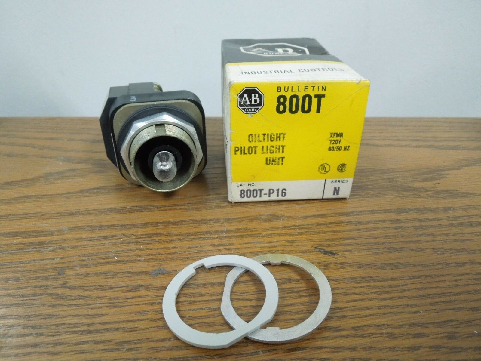 Allen-Bradley 800T-PT16 Push-To-Test Transformer Pilot Light Unit 120V S... - $30.00