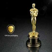 Golden Plated Metal 1:1 Oscar Statue Lift Size Trophy Awards Figure Priz... - £239.79 GBP